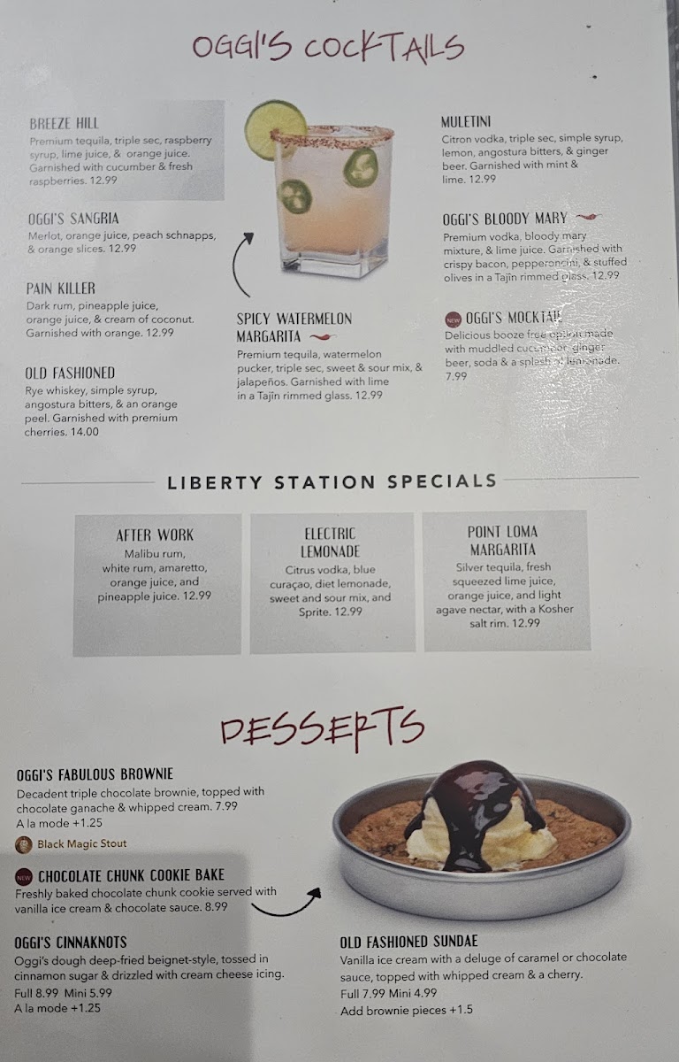 Oggi's Sports Brewhouse Pizza Menu-5